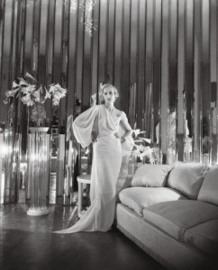 An Art Deco glamorous all-white room by Syrie Maugham