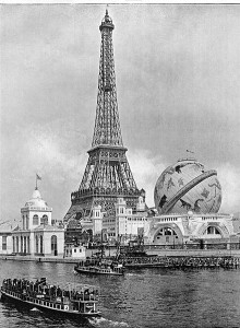 The Eiffel Tower was built for the 1889 Universal Exposition. 