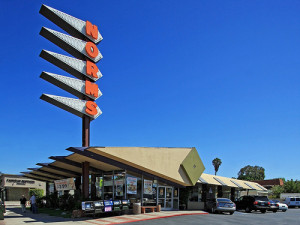 Googie coffee shop in Santa Monica. 