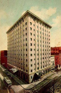 E.M. Statler opened the first business hotel, the Buffalo Statler, in 1908 with the motto of “a bed and a bath for a dollar and a half.”