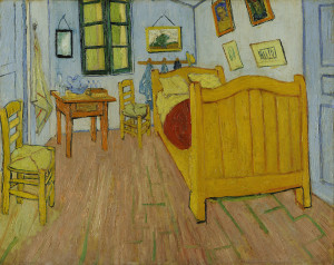 Vincent van Gogh’s iconic painting “The Bedroom.”