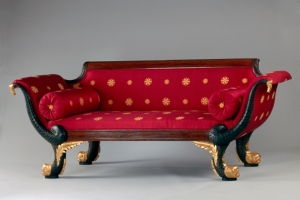 An early 19th-century Charles Lannuier sofa, White House Red Room