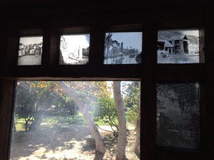 Interior details include black-and-white contact positive photos, which Lummis took, built into window frames.