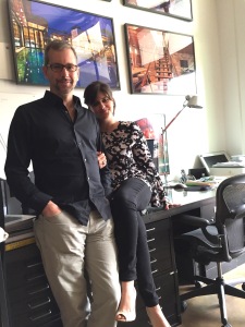 Christopher and Adria Sorensen in their Marina del Rey studio