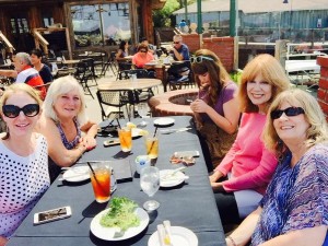 Lunch overlooking the water at Ports O'Call