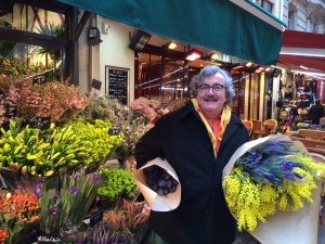 Rocky in Paris, a city he regularly visits to see and understand the best in design