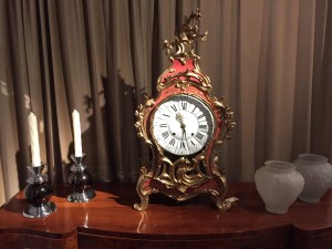 Louis XV clock at L.A. Vintage Interiors