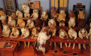 Taxidermy was big in the Victorian era – and sometimes showed up in bizarre ways