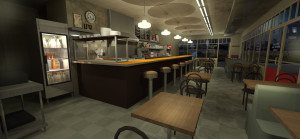 A Ryan Garton set design for “Banshee” on Cinemax.
