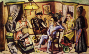 Is your style more like German Expressionist Max Beckmann. . .