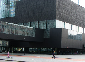 Utrecht University Library was designed by Dutch architect Wiel Arets. (Photo by laurenatclemson.)